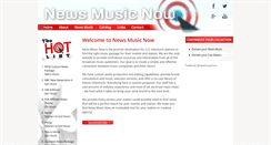 Desktop Screenshot of newsmusicnow.com